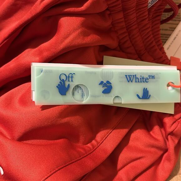 OFF-WHITE™ Brick Red Shorts M - Picture 6 of 16